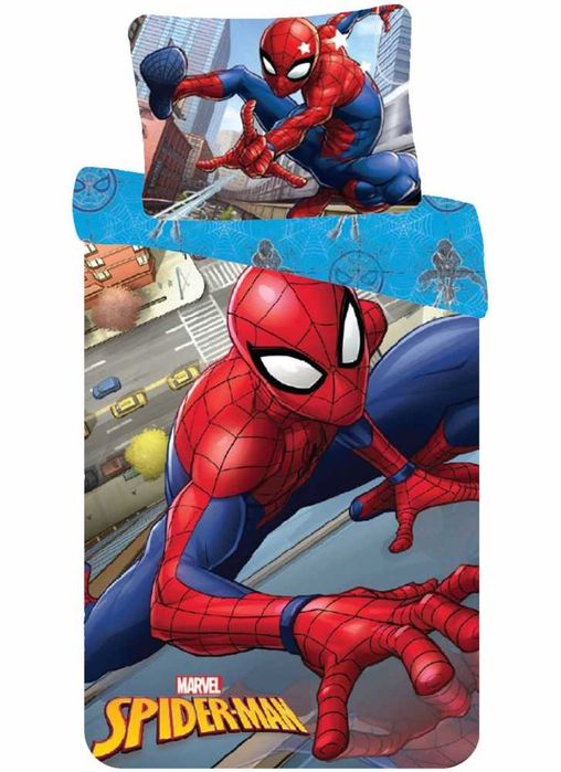 Lenjerie de pat copii, Bumbac, 140 x 200 cm, Diverse personaje