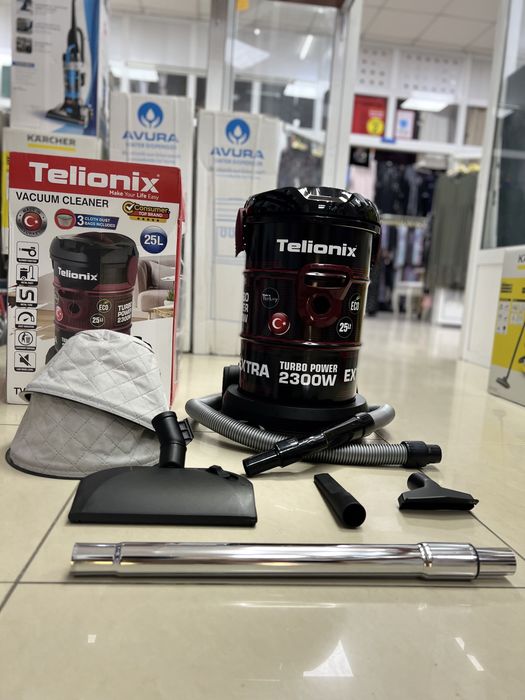 Строительный Пылесос Telionix Турция- 2300 Ватт 25 л