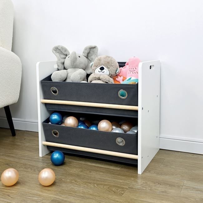 Компактна етажерка на 2 етажа