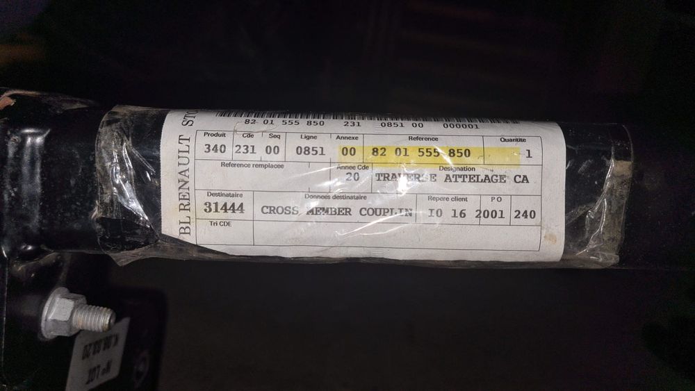 Cârlig remorcare complet