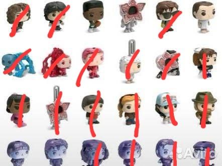 Фигурки Stranger Things