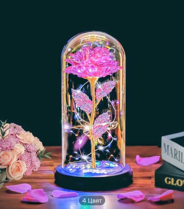 Valentine's Rose with LED light - Валентинова Роза с LED светлина