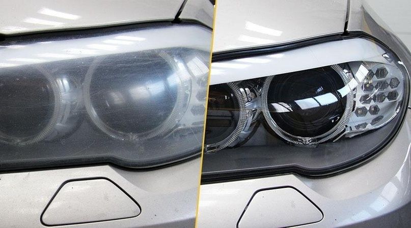 Полировка фар на выезд