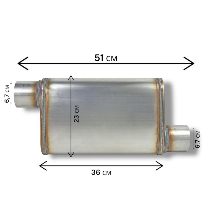 Резонаторы Magnaflow с разными выносами