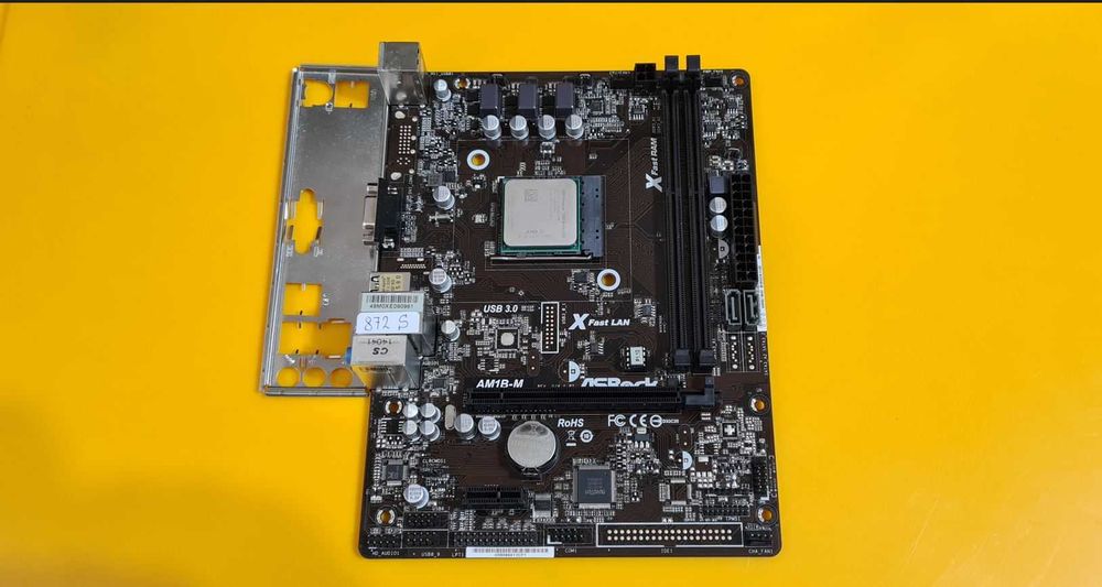 872S.Kit Placa De Baza Asrock AM1B-M+Procesor Quad Sempron 3850,AM1
