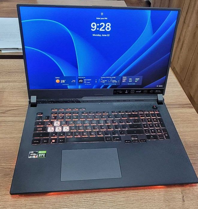 Топовый Ноутбук, ASUSTeK ROG Strix Ryzen 7|16Gb DDR5|1Tb RTX 3060 6Gb