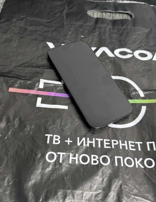 КАТО НОВ 256GB iPhone 15 Vivacom Гаранция 2025 Black