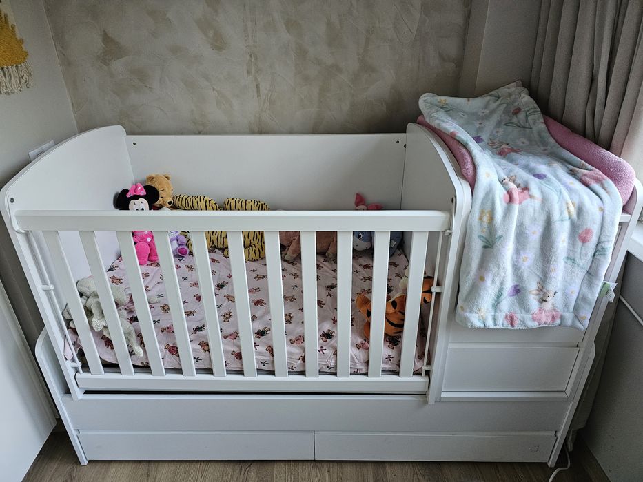 Трансформираща кошара и детско легло Nicolle baby модел Луна