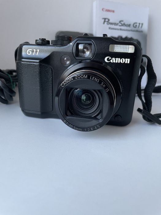 Aparat Foto Digital CANON PowerShot G11 Black 32GB 10.0MP 5X Optical Zoom