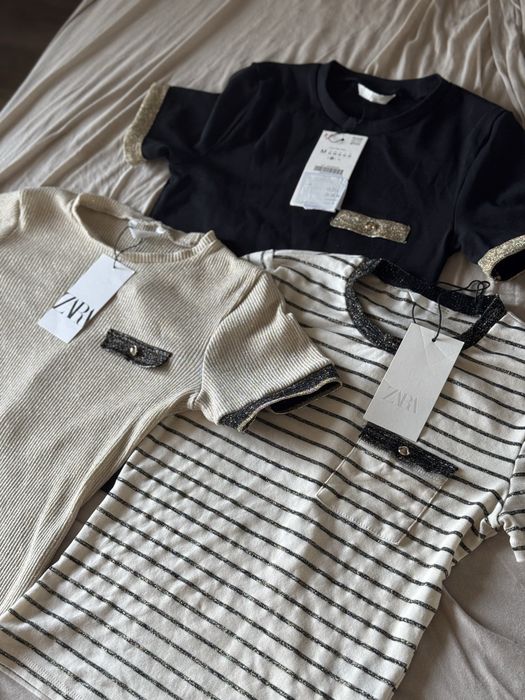 Тениска ZARA S-M размер