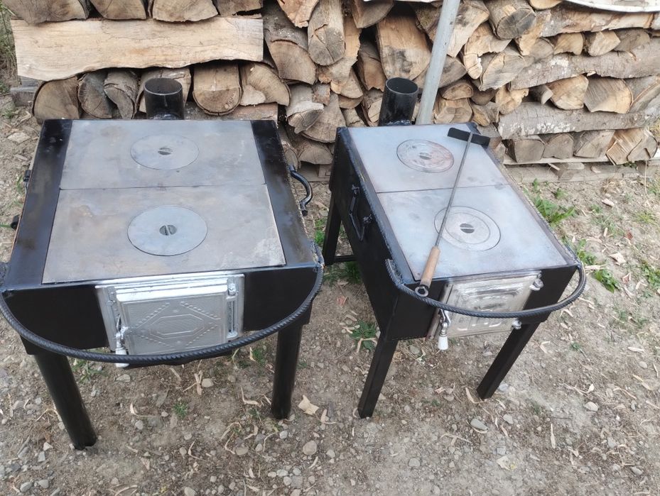 Sobe robuste,plită fontă,dotate cu rotii
