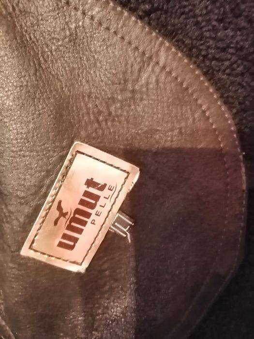 Дубленка чёрная натуральная