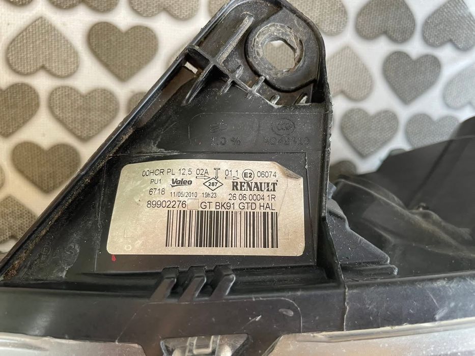 Faruri H7 Renault Laguna 3 2010