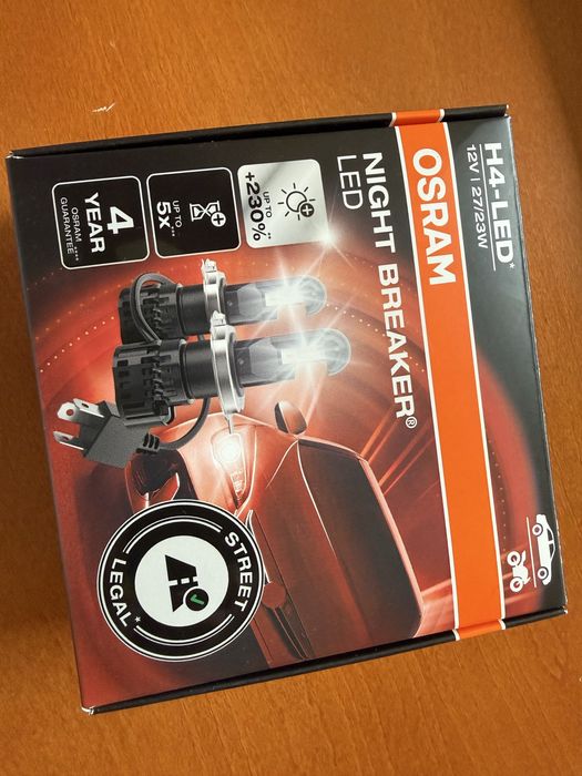 LED OSRAM, Night breaker H4. Оригинални!
