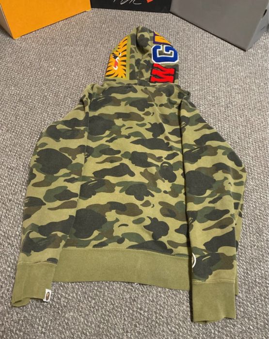 Hanorac Bape Zip Up Hoodie green mărime M