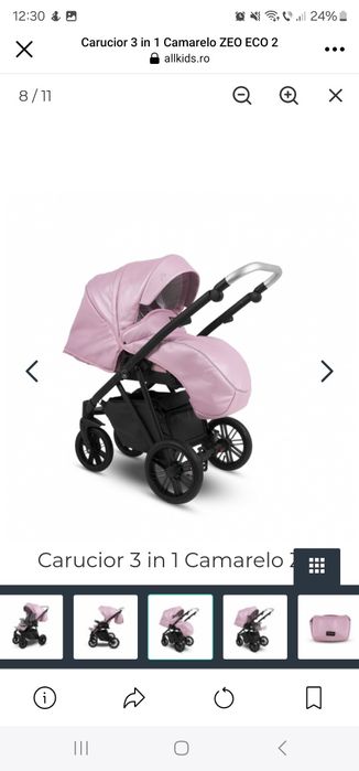 Căruț 3in1 folosit foarte putin! Nu e negociabil