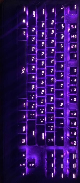 Продам клавиатуру HyperX Alloy Origins Core TKL RGB