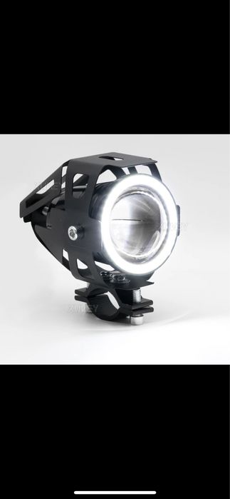 Proiector / proiectoare moto LED angel eyes MOTO ATV SCOOTER SUV ETC
