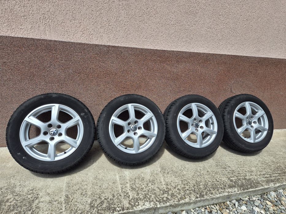 Jante Polo R15 5x100 Cu anvelope vară 185/60R15 foarte bune