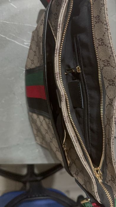 Мужская сумка через плечо Gucci стиль