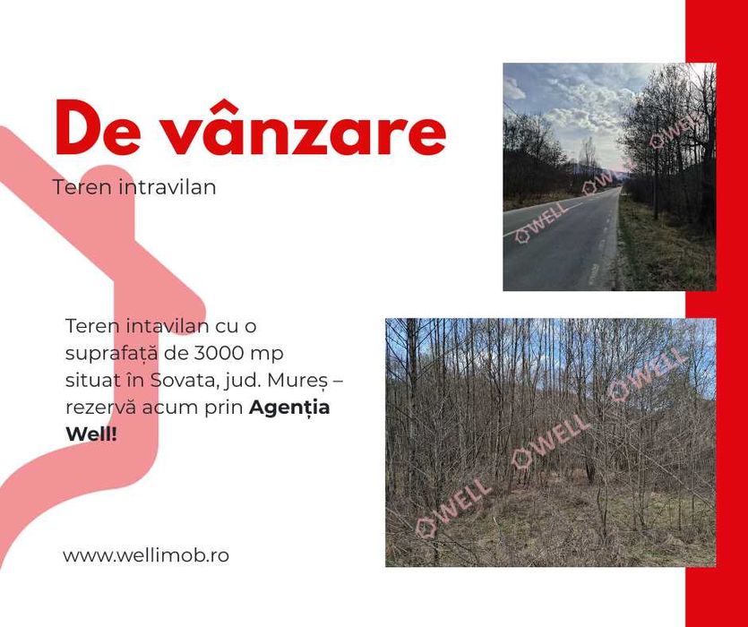 Teren de vânzare în Sovata – Strada Stâna de Vale