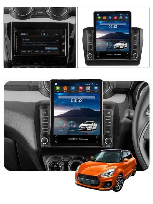 Navigatie Suzuki Swift din 2016 - 2022 Ecran TESLA 9.7 inch 4GB RAM