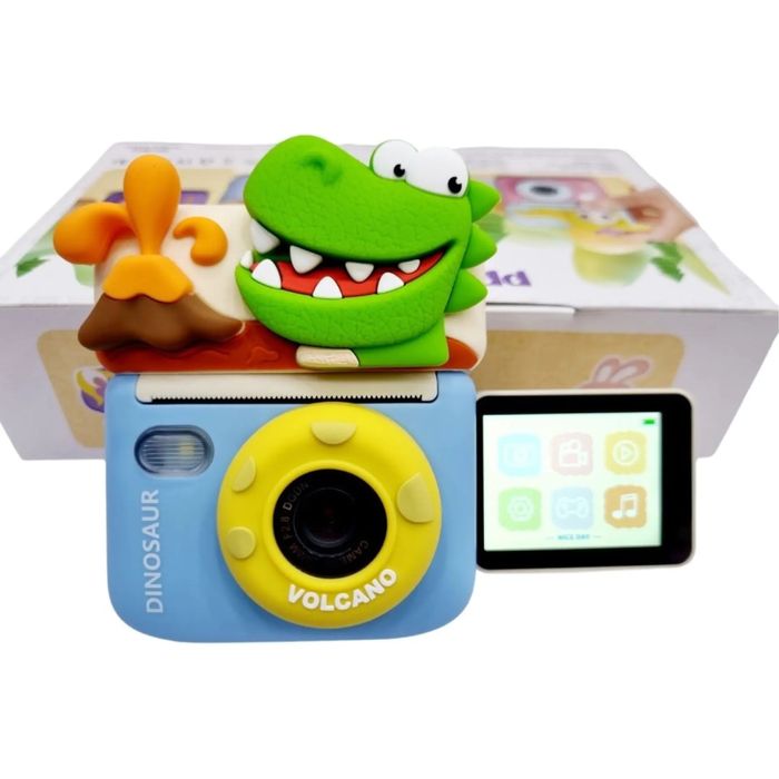 Детский фотоаппарат с печатью 48MP, 2.5K , игры, карта 8GB