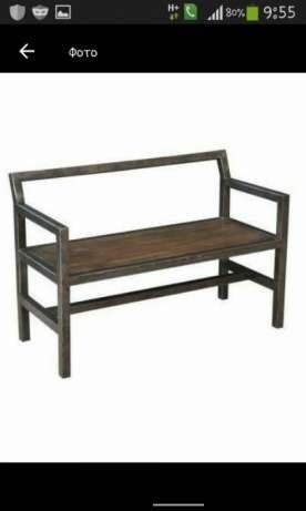 скамейки. Железо деревянные.