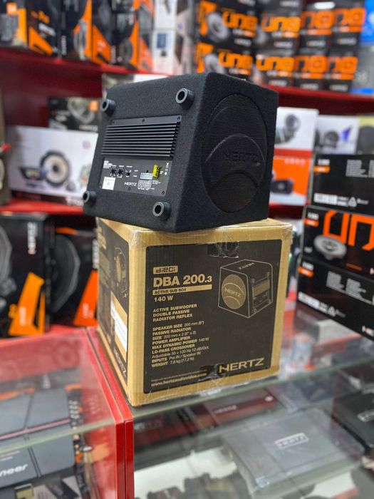 Hertz DBA 200.3. Активный сабвуфер. Размер	8″