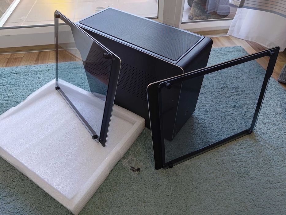 Carcasa SFF Raijintek OPHION EVO, Black, Mini ITX, Cablu riser inclus