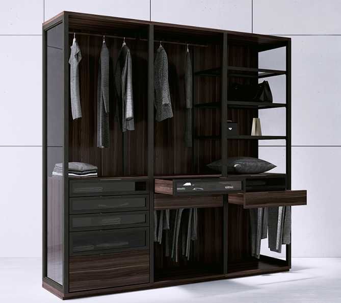 Гардеробный шкаф лофт