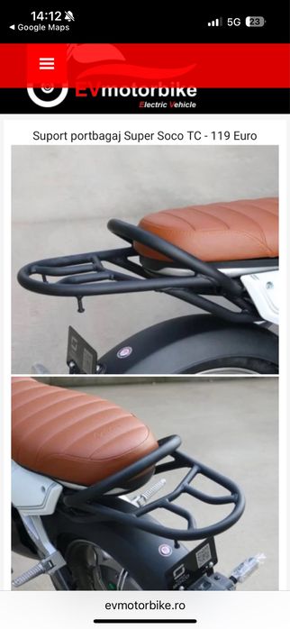 Portbagaj Rack Super soco tc / Tc max