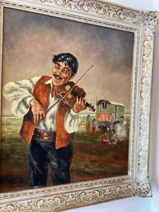 Tablou , ulei pe panza -78/68 cm