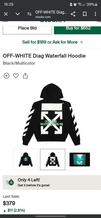 Compleu off-white waterfall