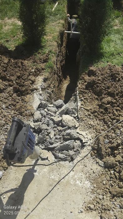 Transha qazish Padval kovlash Hovuz.  Quduq. Stachka. Shkaturka