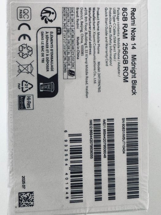 Новый Redmi Note 14