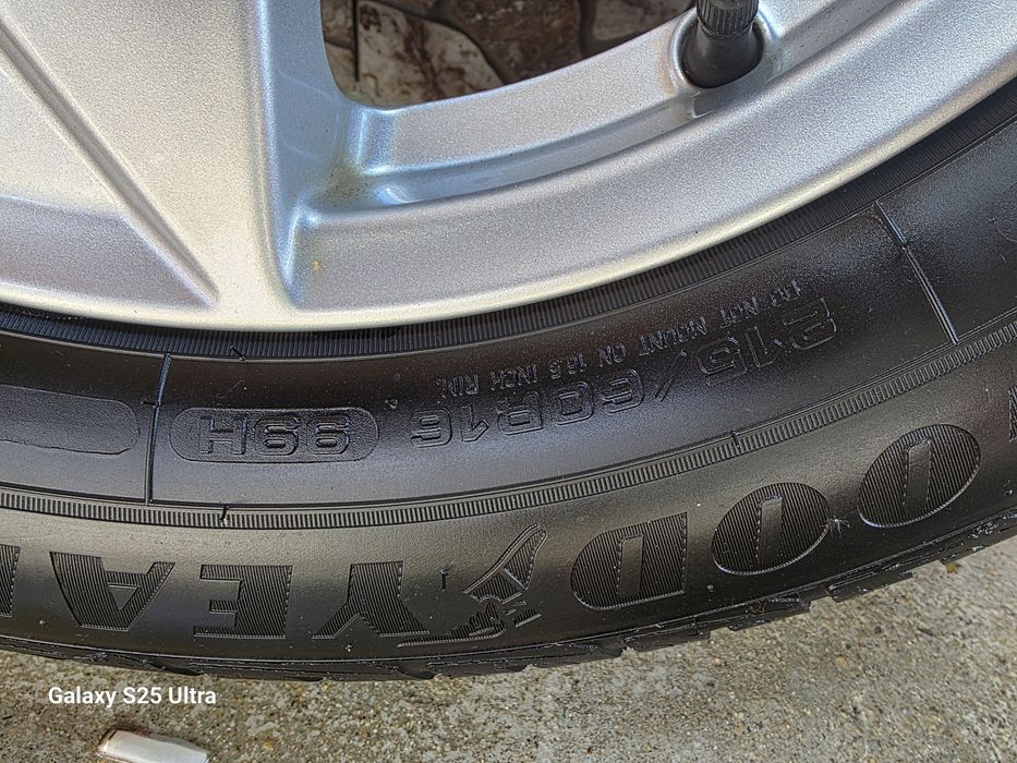 Джанти с гуми 5×112/16 цола vw golf pasat sharan touran kadi