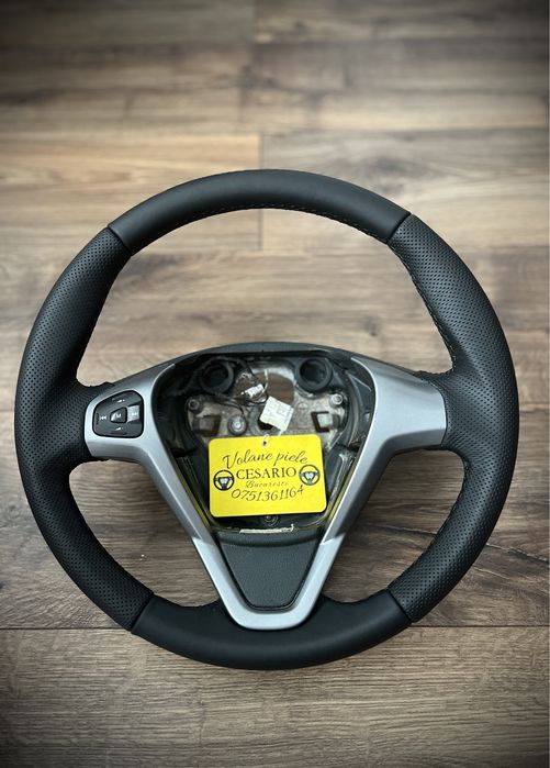 Volan piele naturală Nappa Ford Fiesta MK6 2009-2017