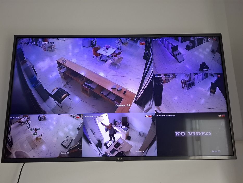 Установка видеонаблюдение