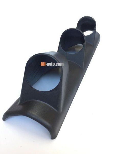 Стойка за 3 измервателни уреда за греда Черна