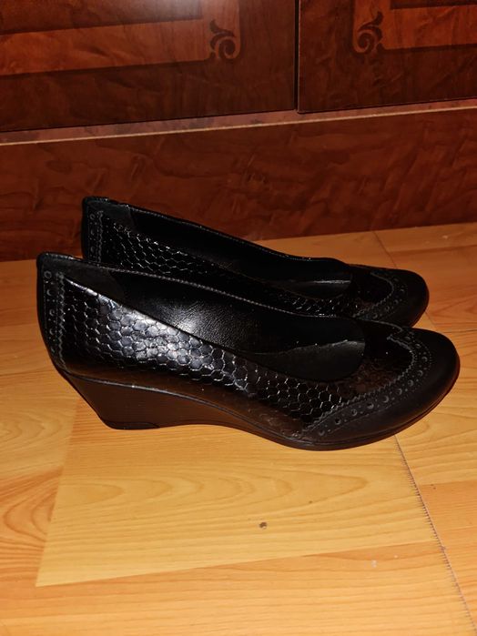 Туфли  кожанные чёрные Турция