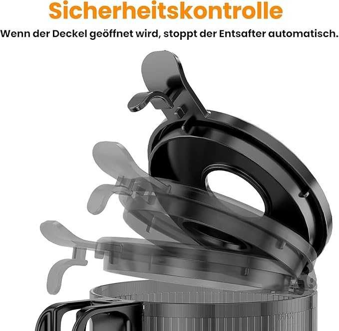 НОВА! Бавна сокоизстисквачка с широк отвор 135 мм, студено пресоване
