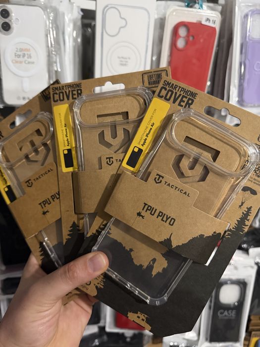 ПРОМО!!! TACTICAL iPhone Air прозрачен силикон