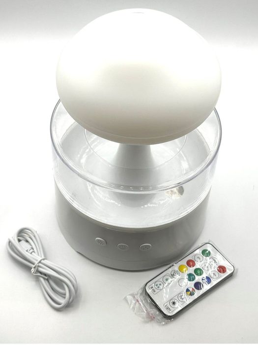 Увлажнитель воздуха облачко с эффектом дождя с Bluetooth колонка