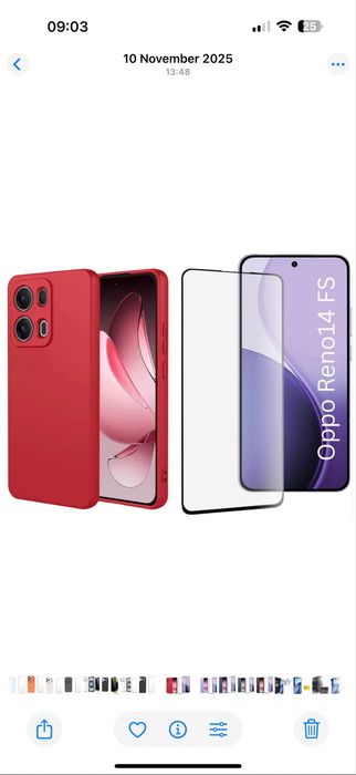 Oppo Reno 14 14F 14FS A5 5G A5 PRO Husa TPU Case + Folie Sticla Clear