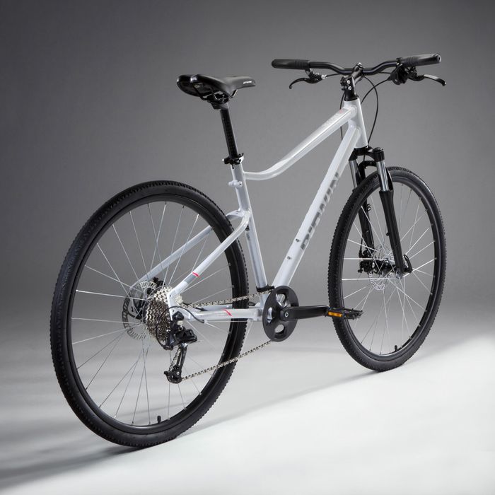 Bicicletă polivalentă Riverside 500 Alb - (SecondHand) Decathlon