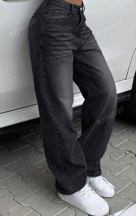 Дамски дънки сиви