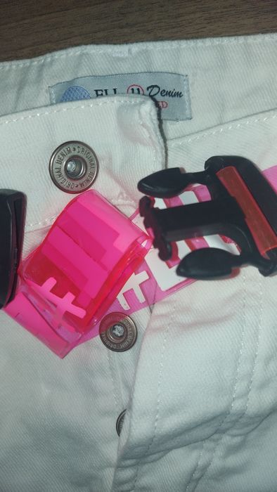 Дънкова бяла пола