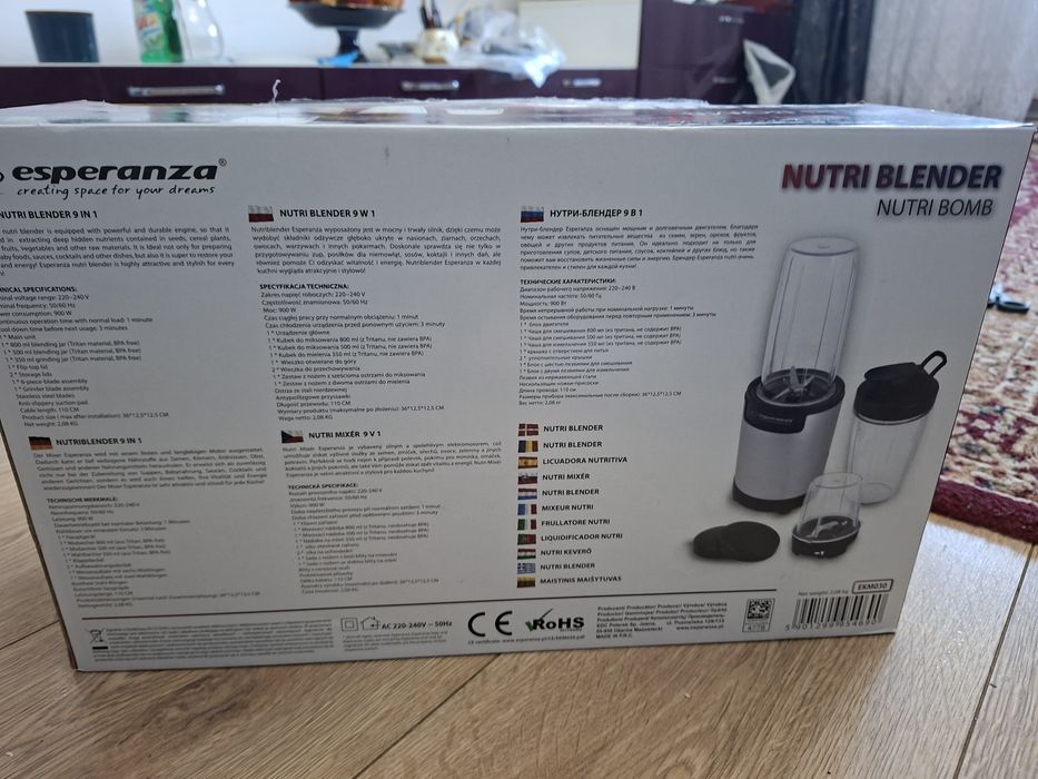 Blender esperanza Nutri bomb