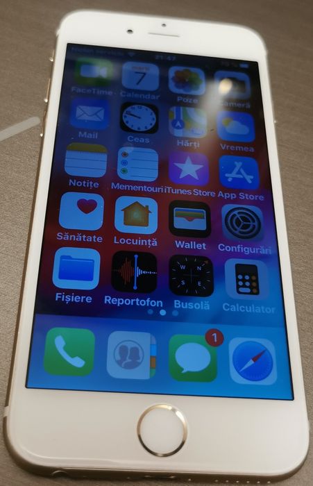 IPhone 6 de vânzare 128GB, bateria 98%, alb